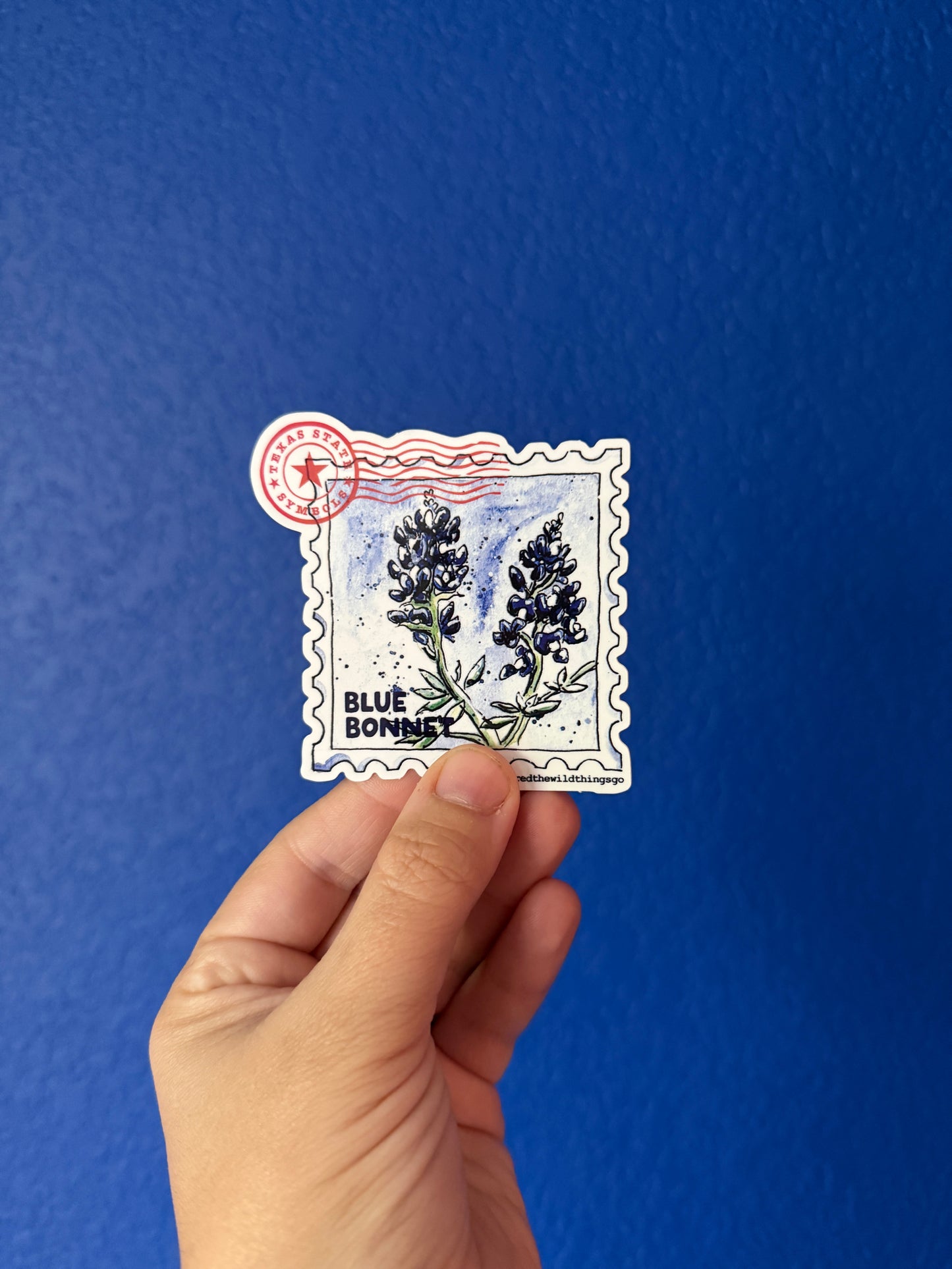 Where’d The Wild Things Go Bluebonnet Sticker