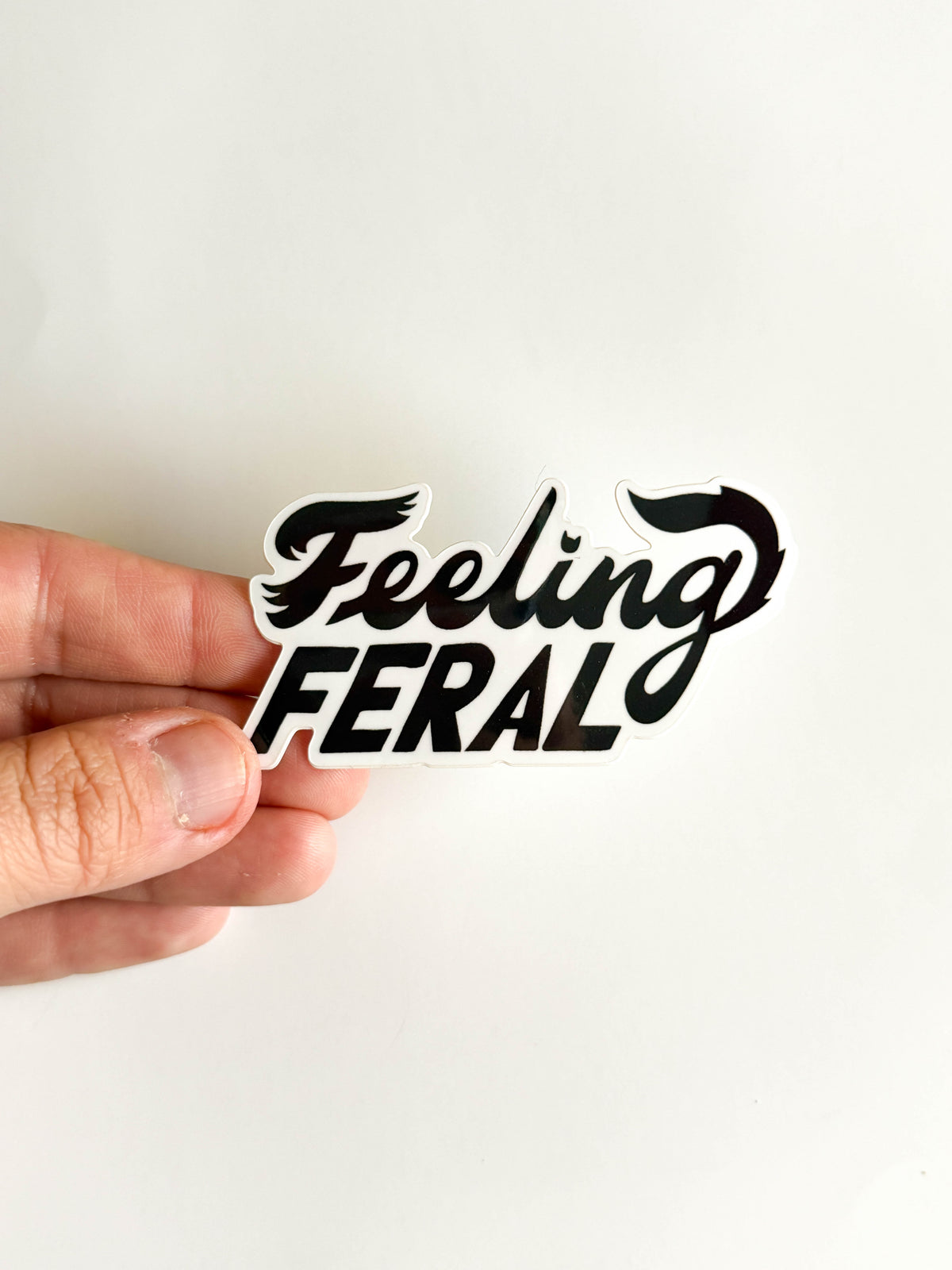 Where’d The Wild Things Go Feeling Feral Stickers