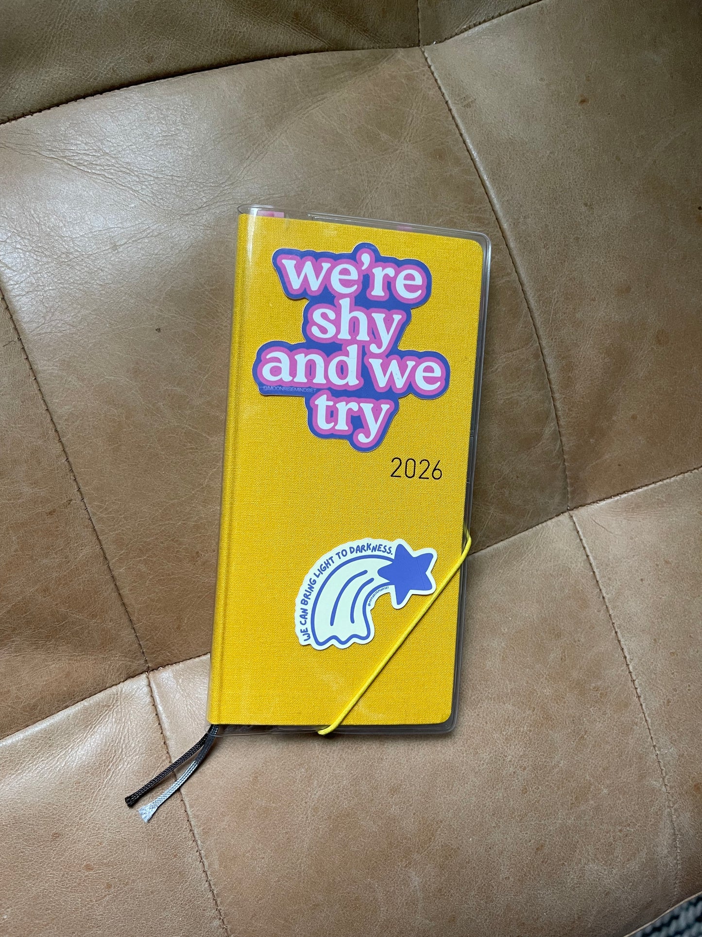 Moonrise Mindset Shy + Try Sticker