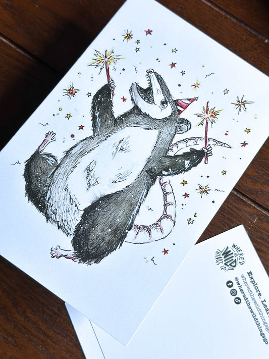 Where’d The Wild Things Go Possum Holiday Postcard Pack