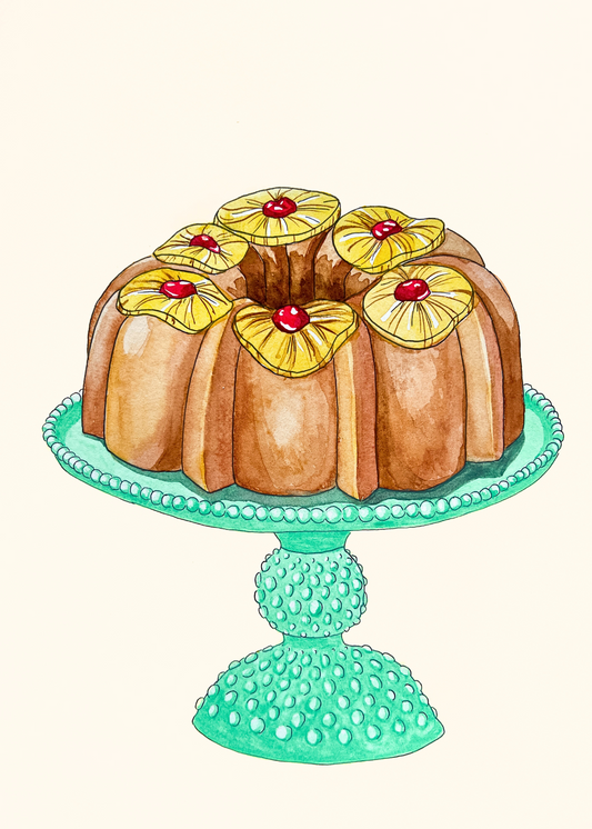 The Paper Committee Pineapple Upside Down Print