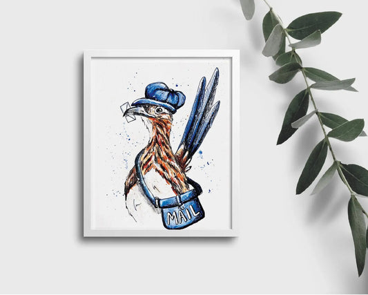 Where'd The Wild Things Go Roadrunner Mailman Print