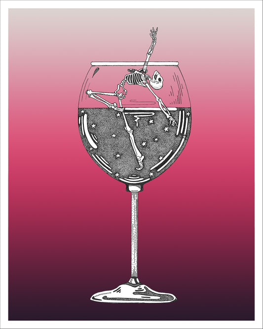 Laura Clay Art Salud Sangria Print