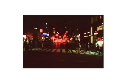 Yellow Cup Studios NYC Night Crossing Print