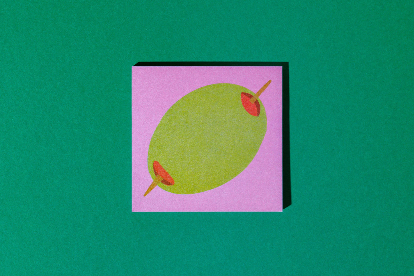 Mel Andrel Olive Sticky Notes