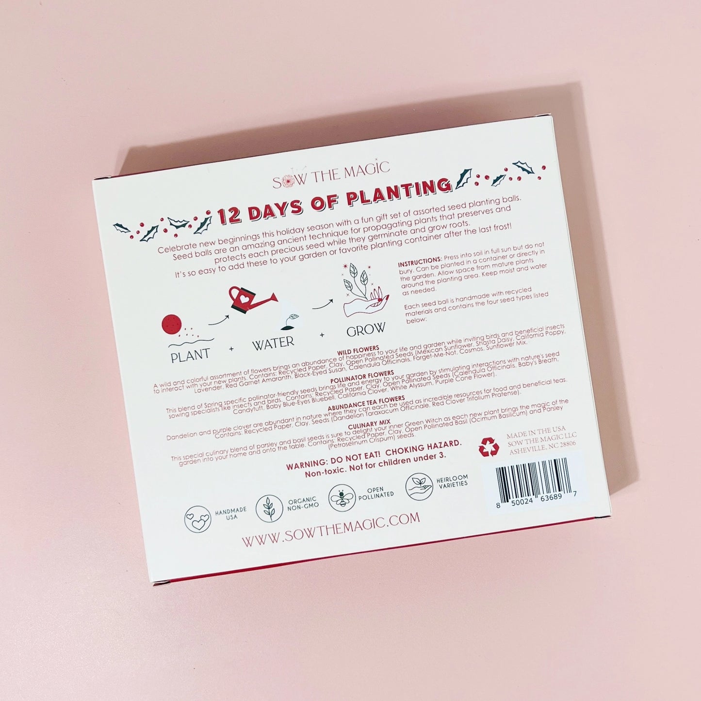 Sow the Magic Advent Calendar Seed Balls