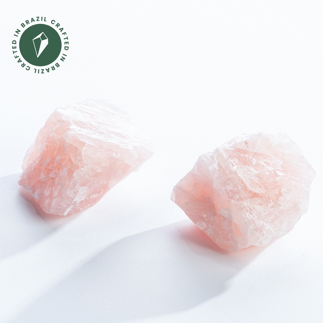 GeoCentral Rose Quartz Clusters (3" - 4")
