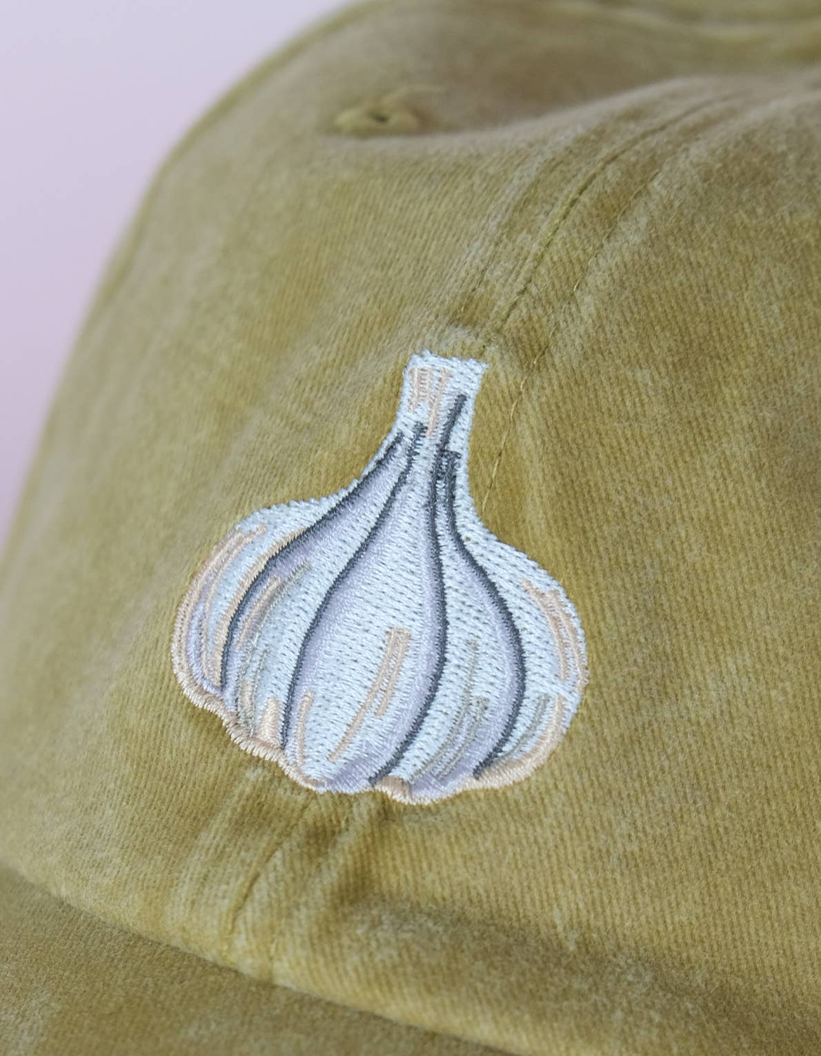 Idlewild Co. Embroidered Hat | Garlic, Washed Mustard Color