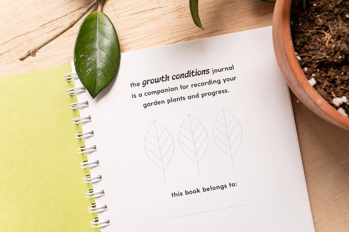 Worthwhile Paper Growth Conditions Garden Planner + Journal