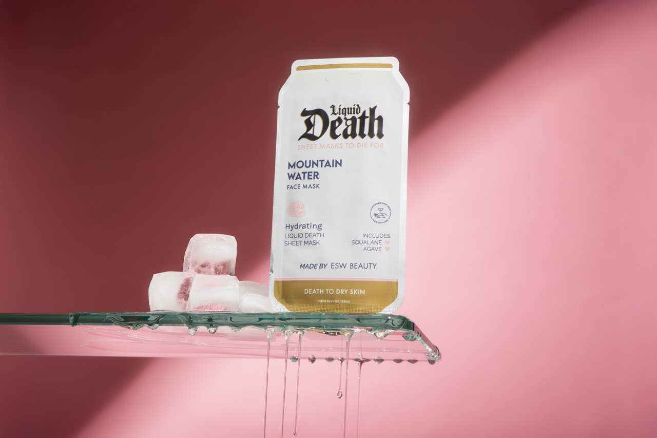 ESW Beauty Mountain Water Liquid Death Hydrating Face Mask