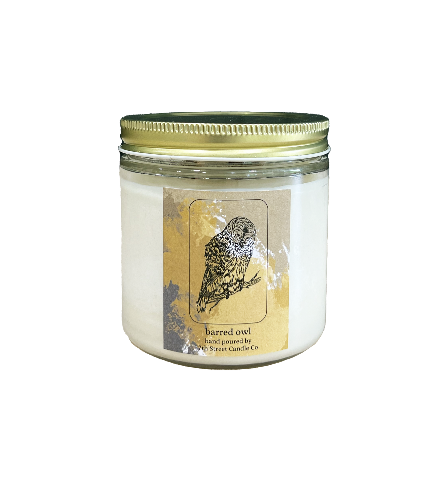 Barred Owl Candle