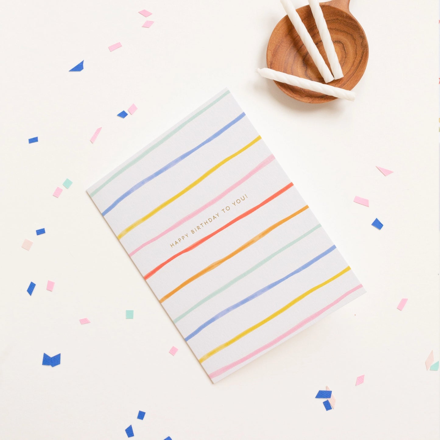 Ramona & Ruth Birthday Stripes Card