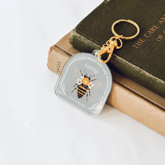 Jo Creative Co Bee Acrylic Keychain