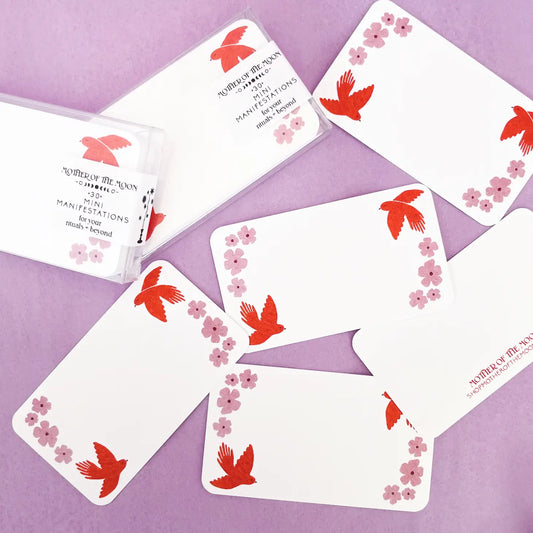 Mother of the Moon Birdie Manifestation Cards