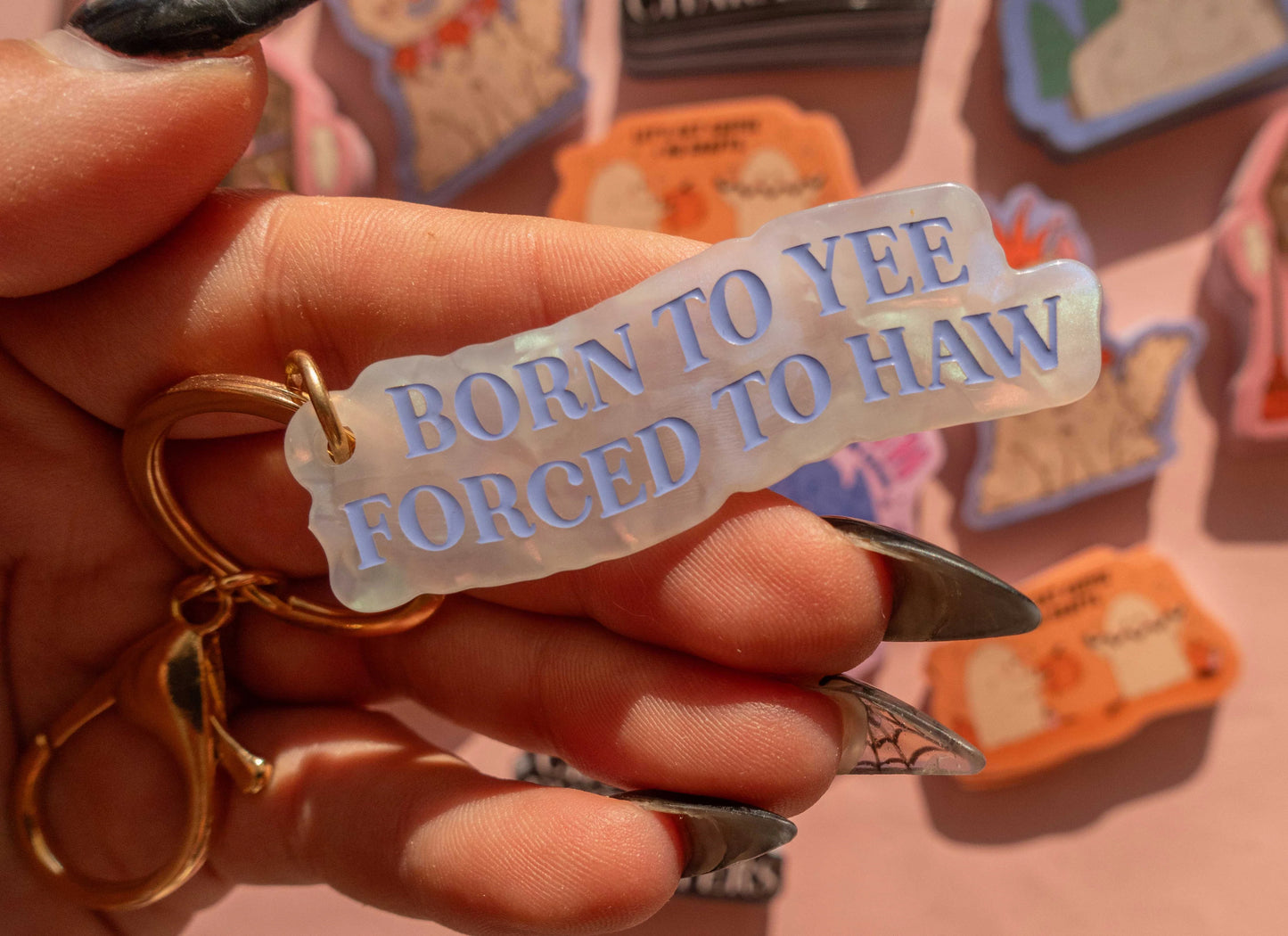 Jollie Ollie Born to Yee Keychain