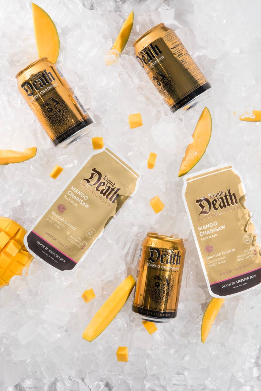 ESW Beauty Mango Chainsaw Liquid Death Blemish Control Face Mask