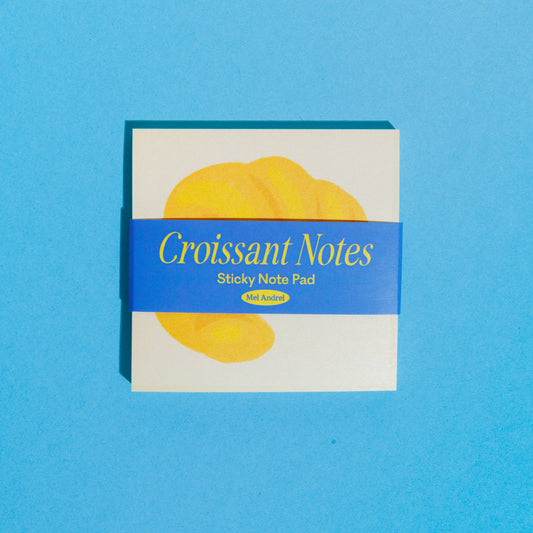 Mel Andrel Croissant Sticky Notes