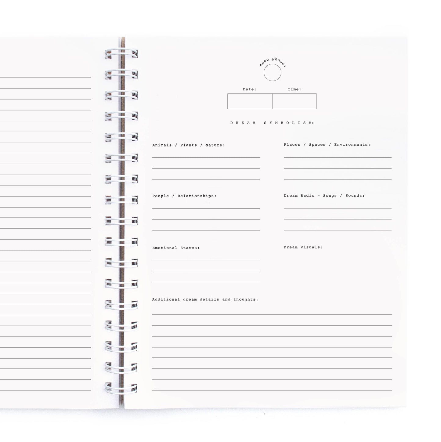 Worthwhile Paper Dream Waves Guided Journal