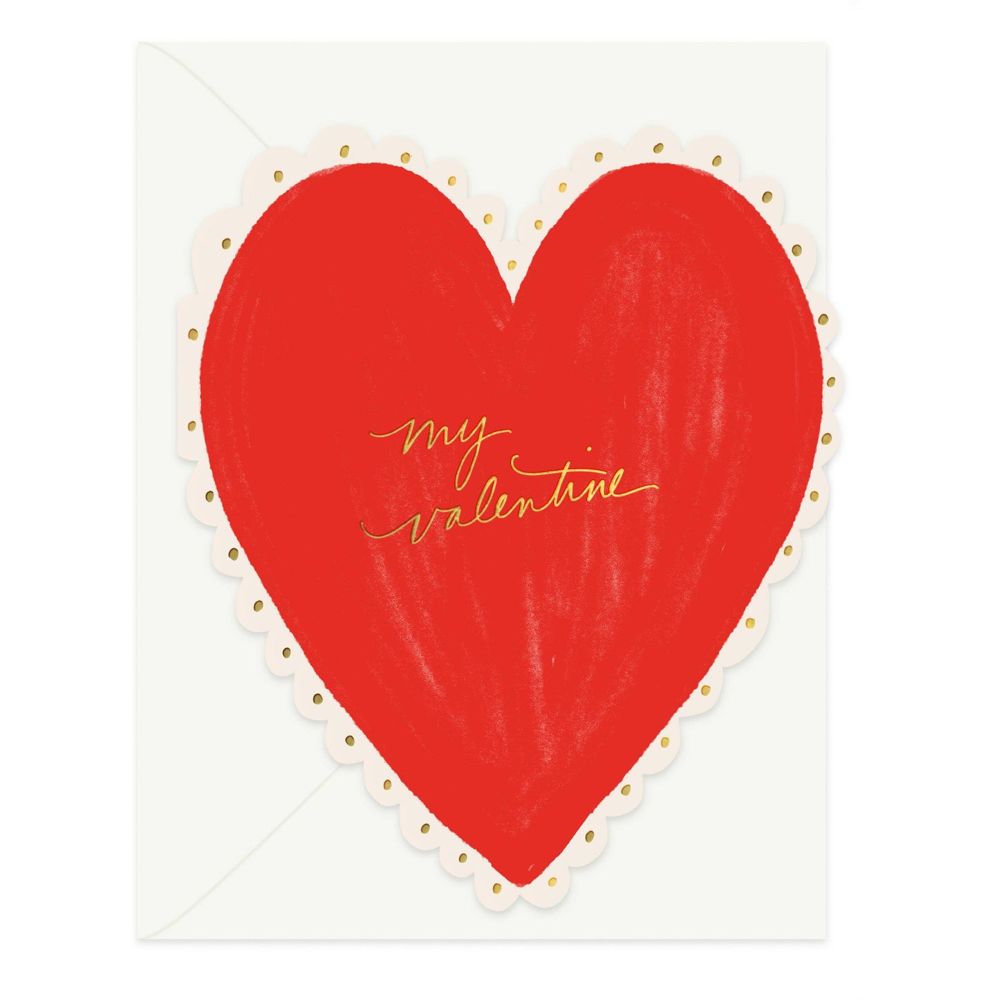 Ramona + Ruth Valentine's Heart Doily Card