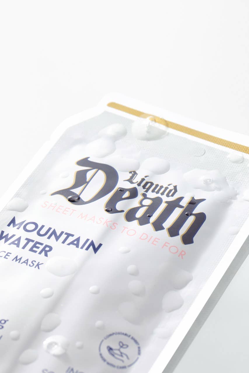 ESW Beauty Mountain Water Liquid Death Hydrating Face Mask