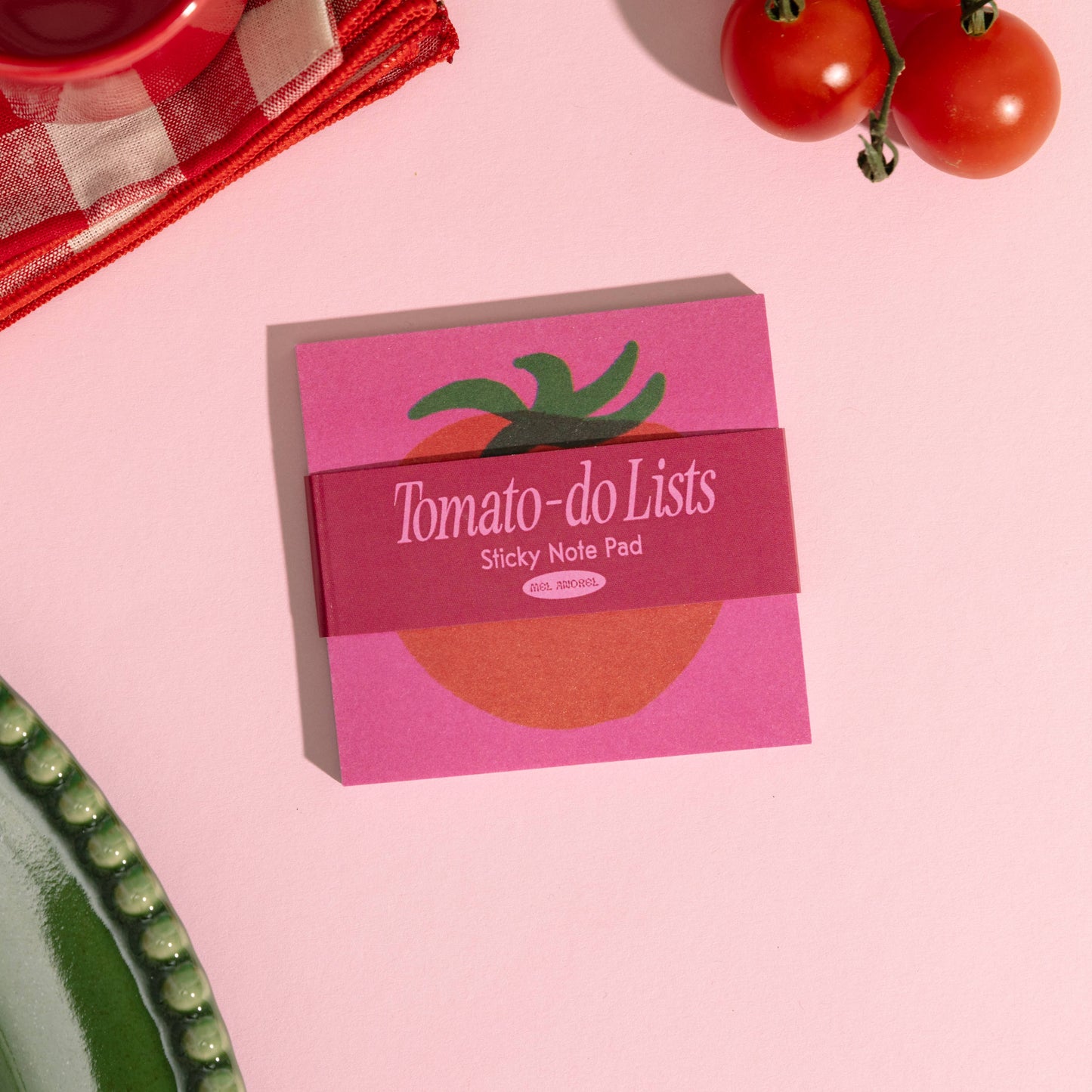 Mel Andrel Tomato-do List Sticky Notes