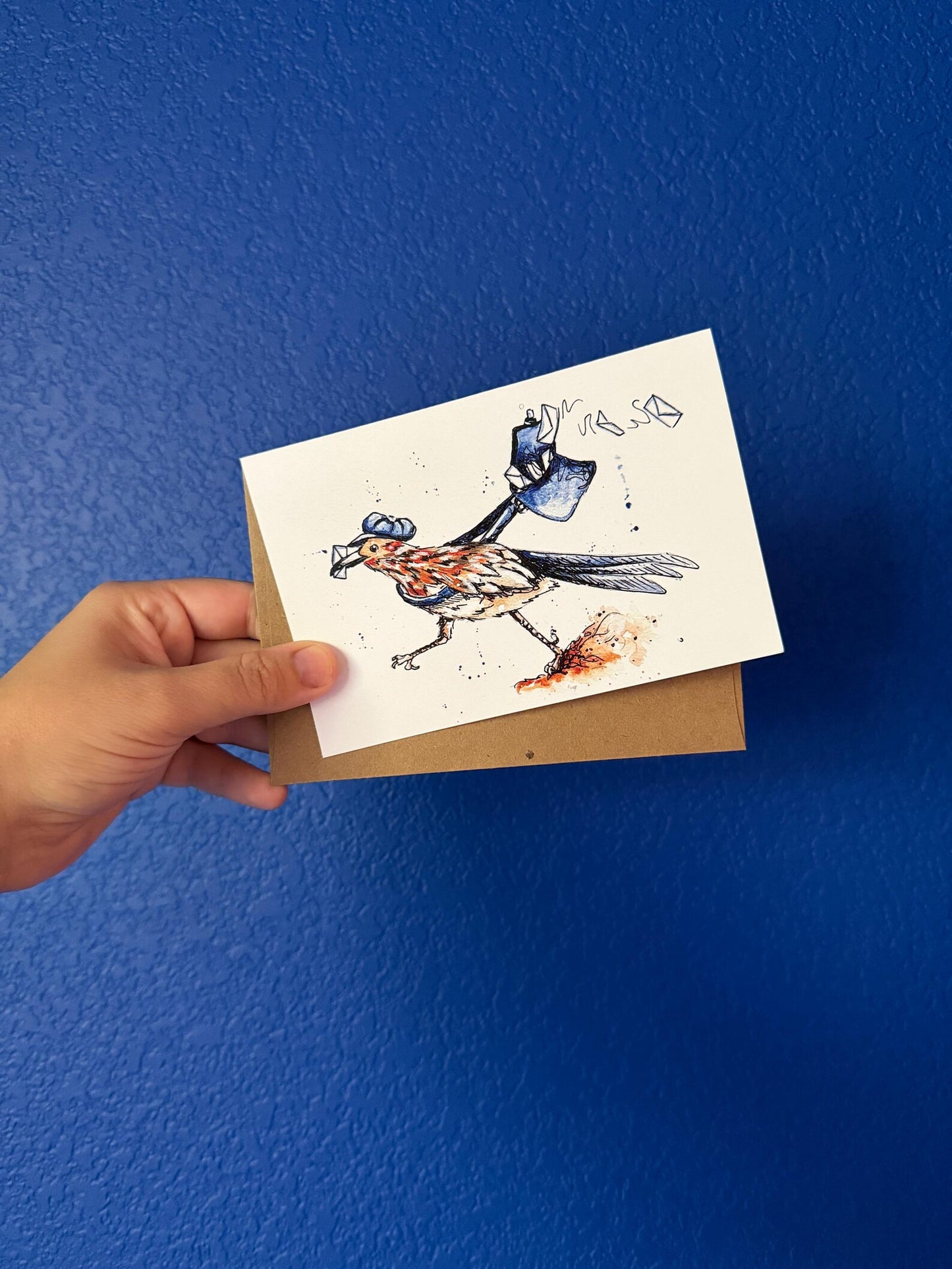 Where’d The Wild Things Go Roadrunner Mail Carrier On the Run Card