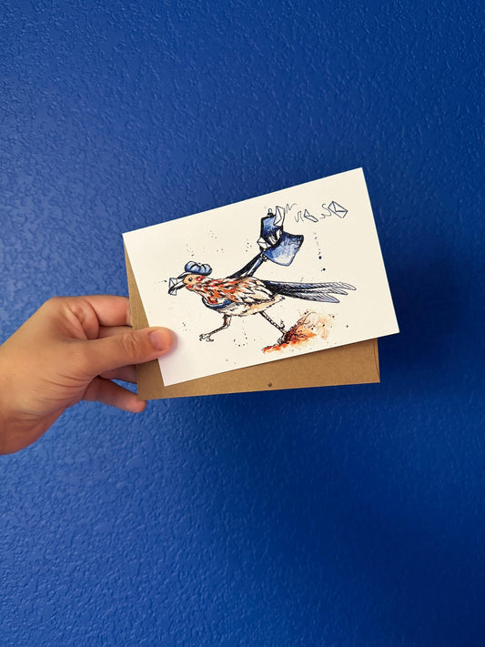 Where’d The Wild Things Go Roadrunner Mail Carrier On the Run Card
