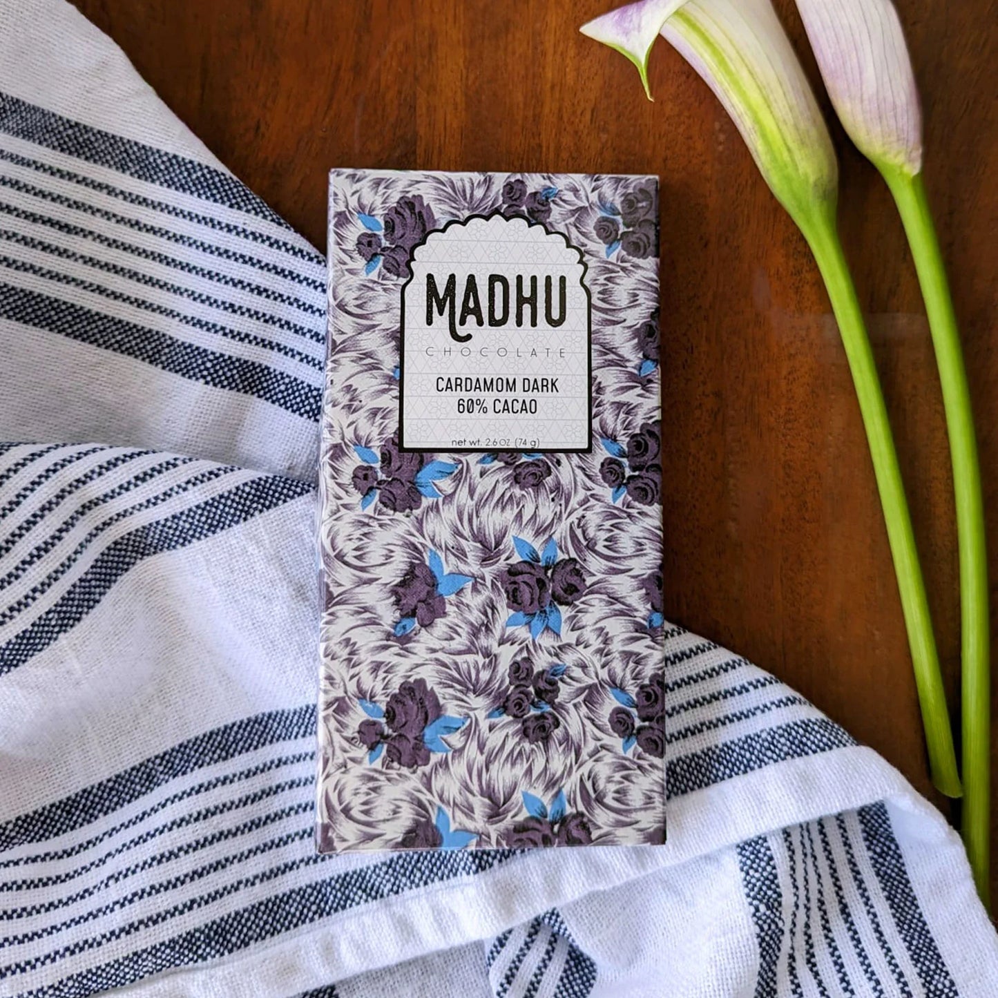 Madhu Chocolate Cardamom Dark Chocolate