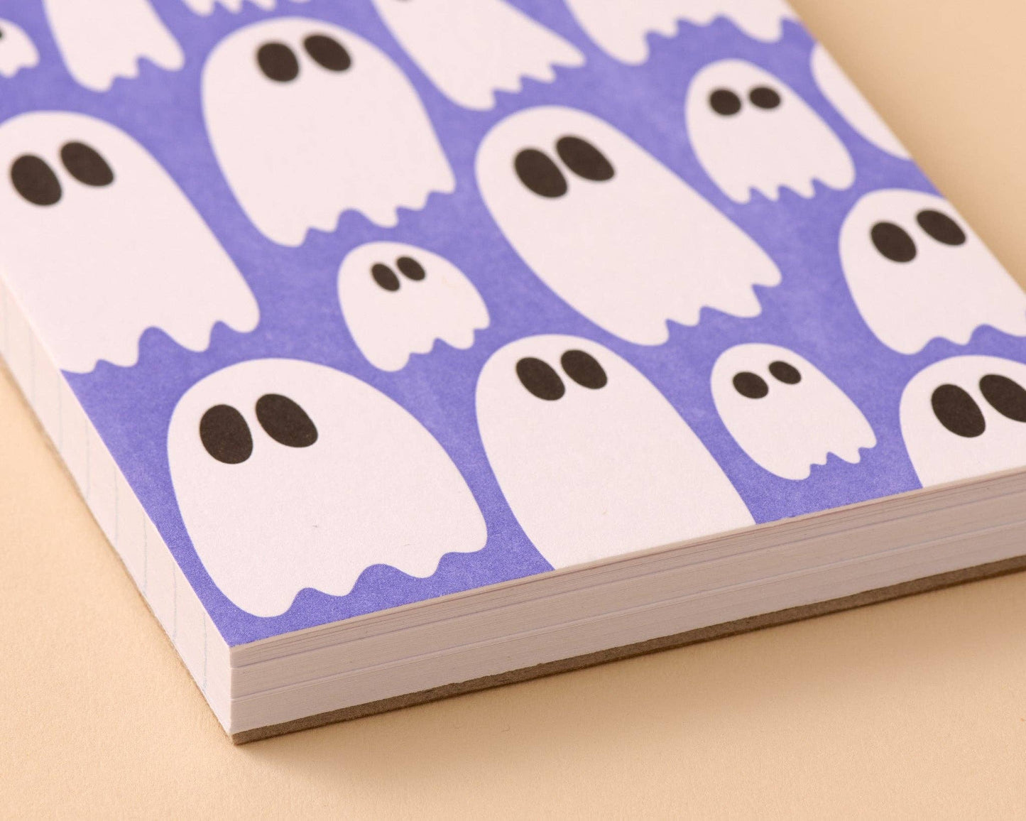 And Here We Are Letterpress Small Spiral Notebook Ghosts + Ghouls
