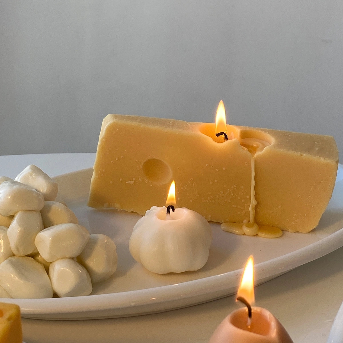 Scandles Swiss Cheese Candle