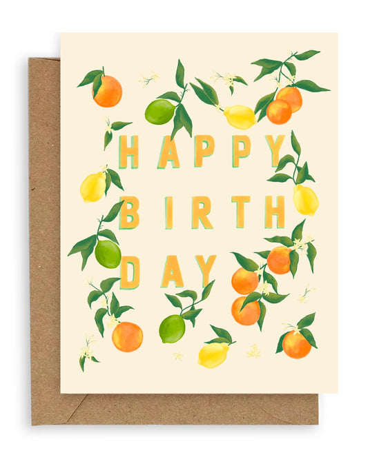 Adelfi Citrus Birthday Card