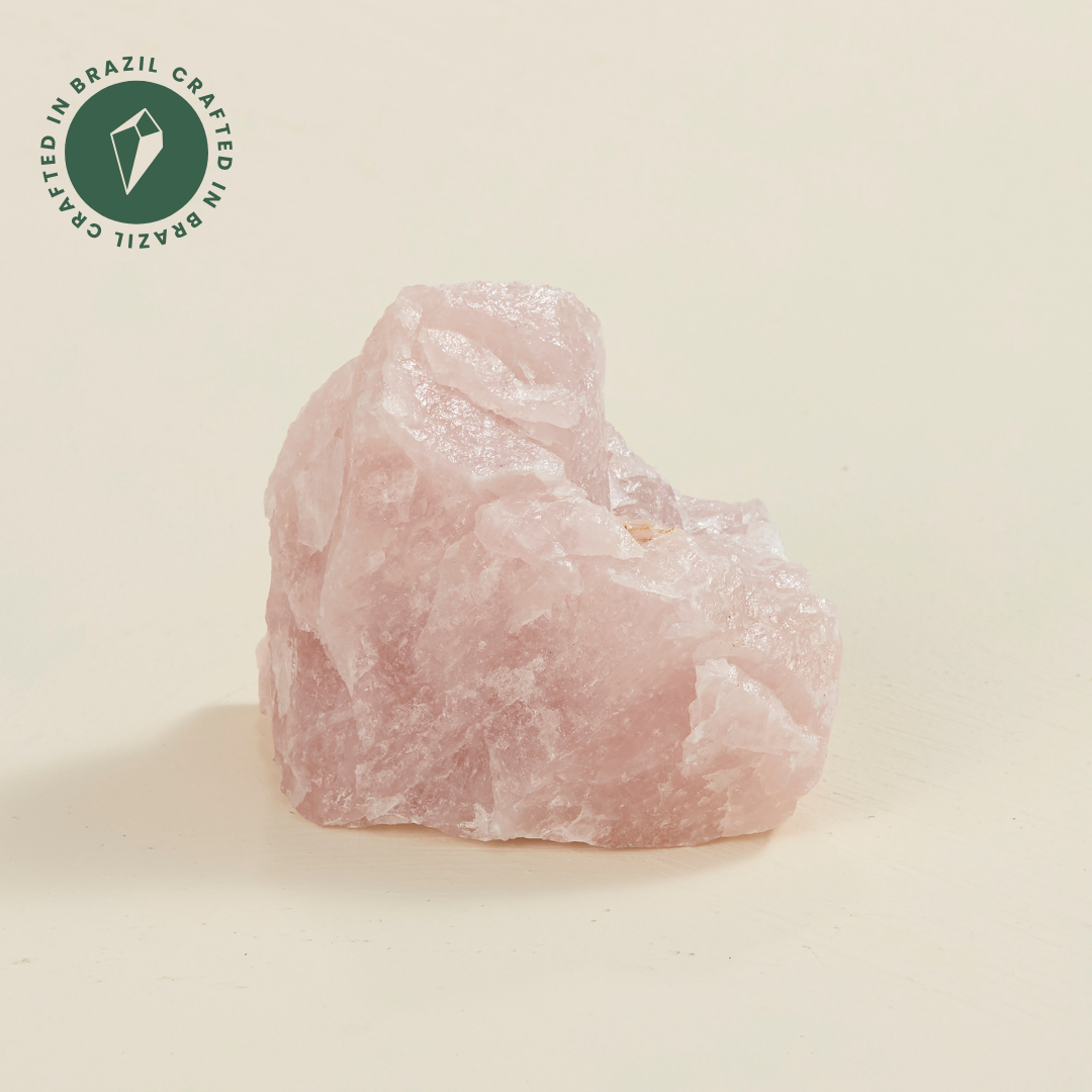 GeoCentral Rose Quartz Clusters (3" - 4")