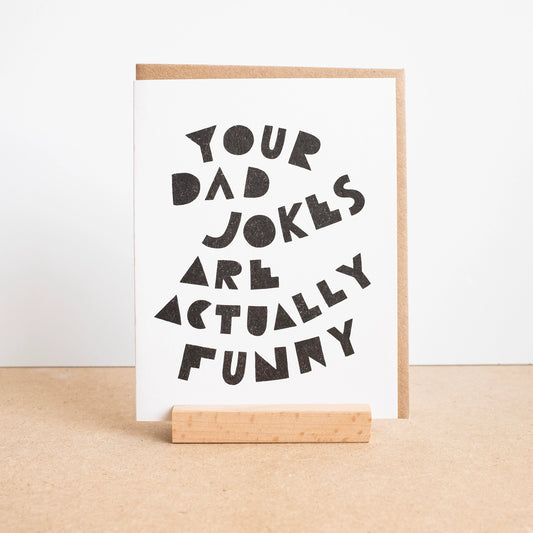 Worthwhile Paper Dad Jokes Card