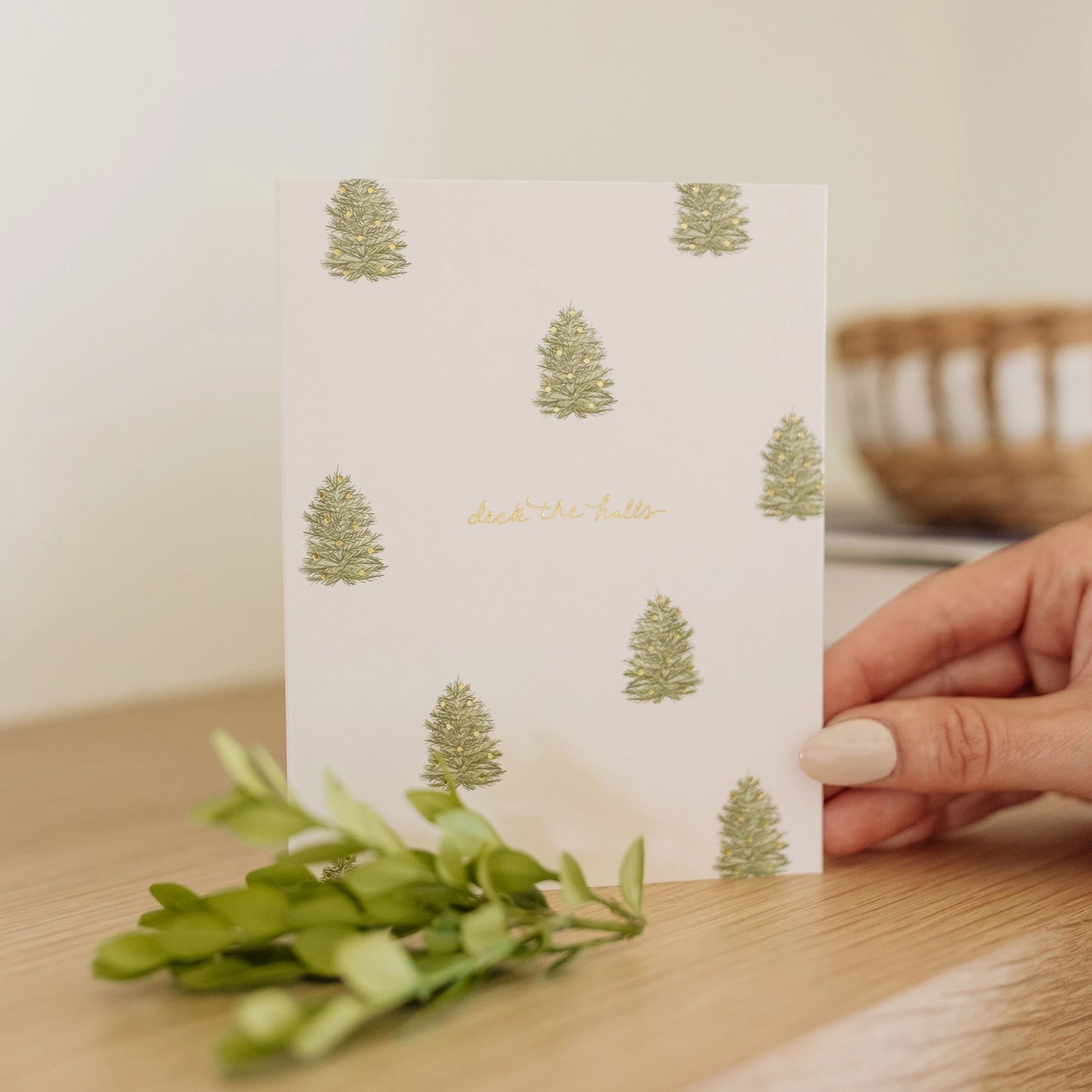 Ramona & Ruth Deck The Halls Tree Card