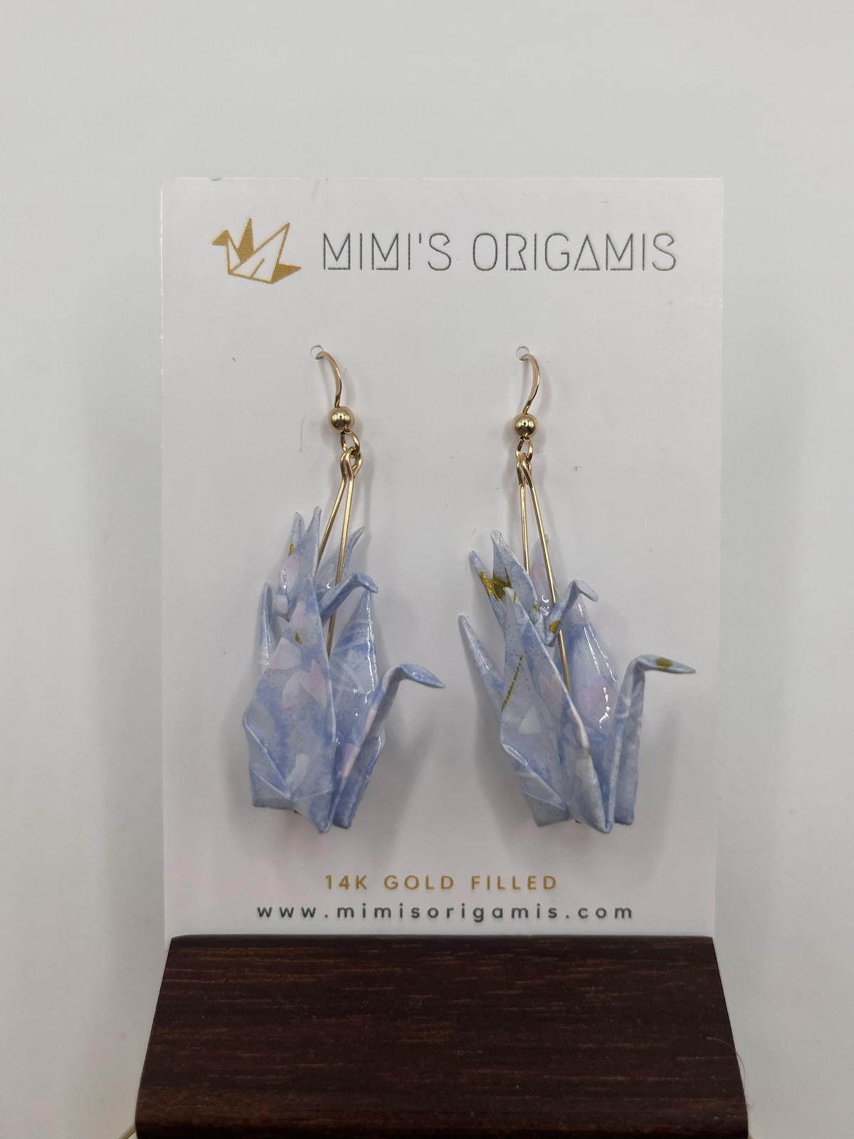 Mimi's Origamis Double Crane Earrings