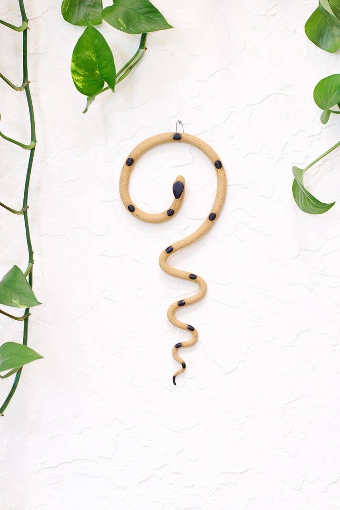 Carter + Rose Medium Ceramic Wall Snake