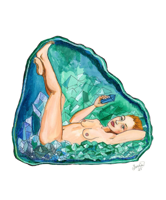 Opal Dreams Druzy Gilcée Print