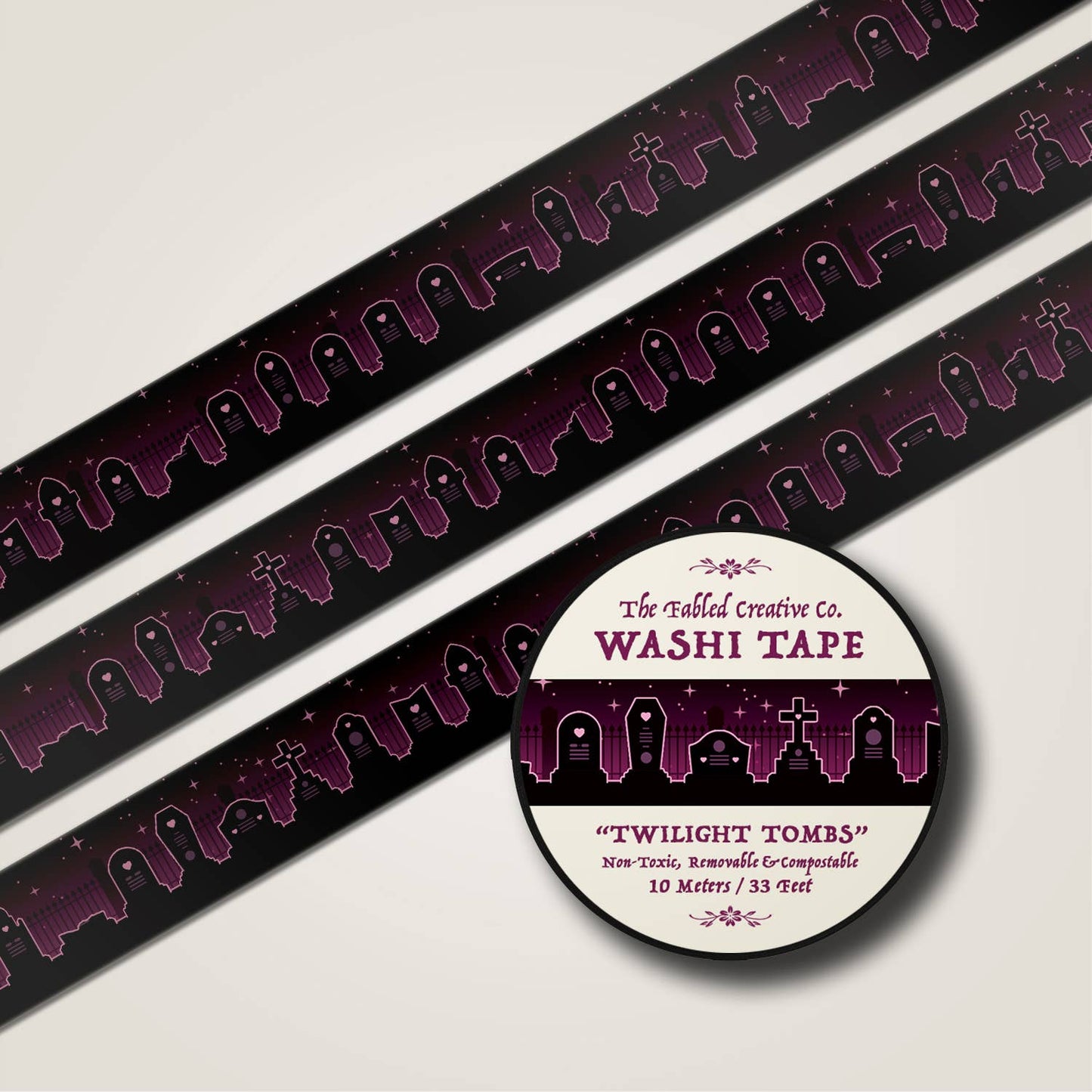 The Fabled Creative Co. Twilight Tombs Washi Tape