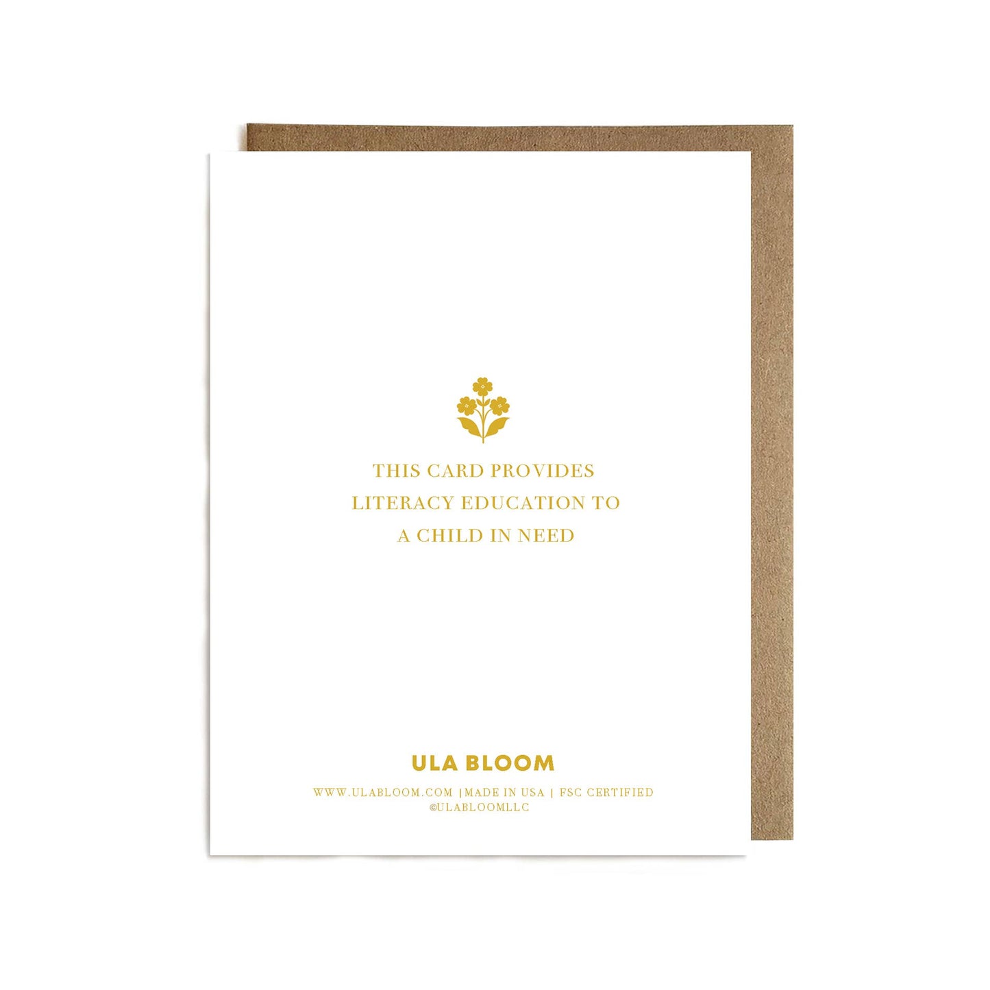 Ula Bloom Colorful Happy Birthday Card