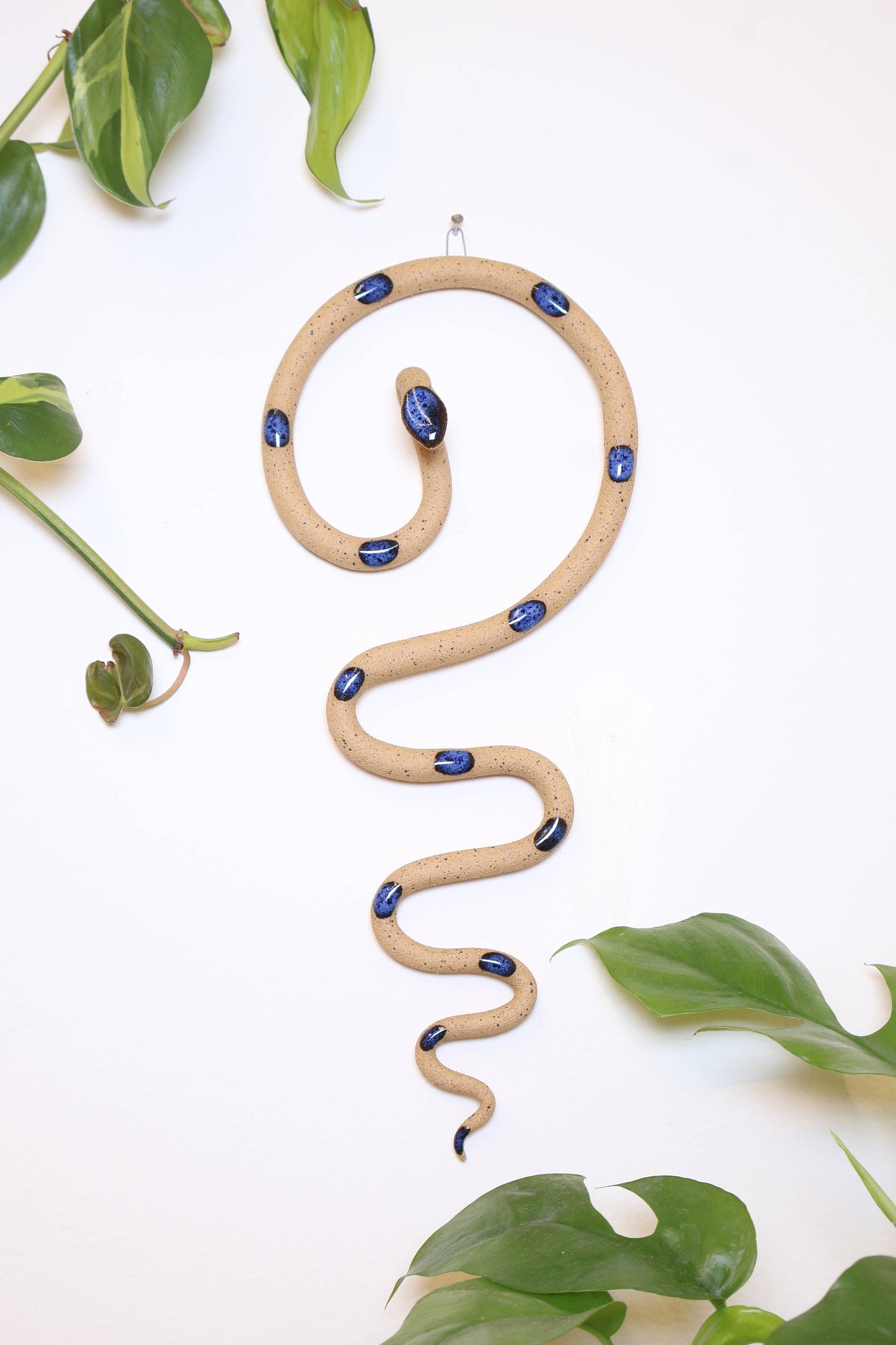 Carter + Rose Medium Ceramic Wall Snake