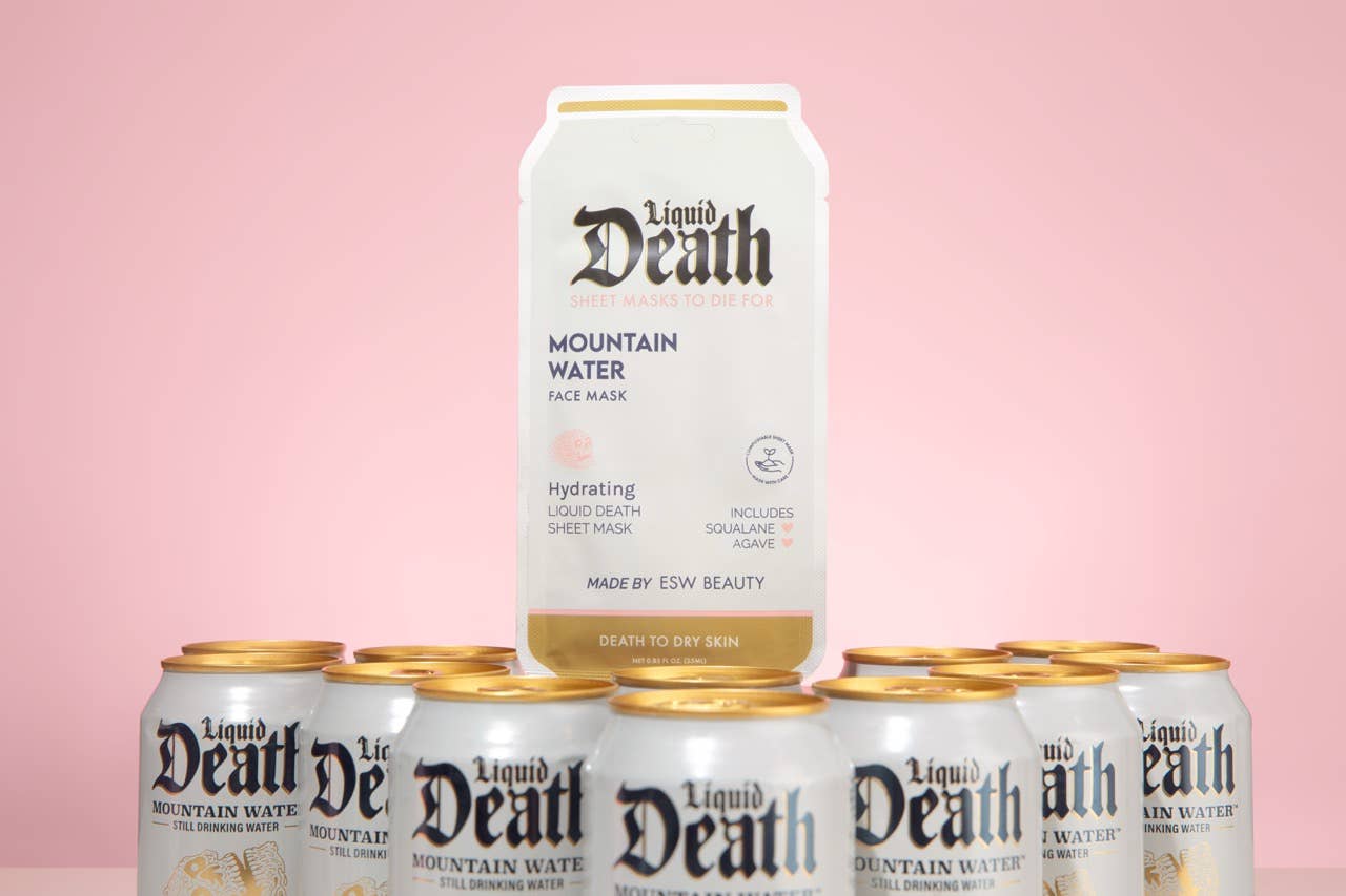 ESW Beauty Mountain Water Liquid Death Hydrating Face Mask