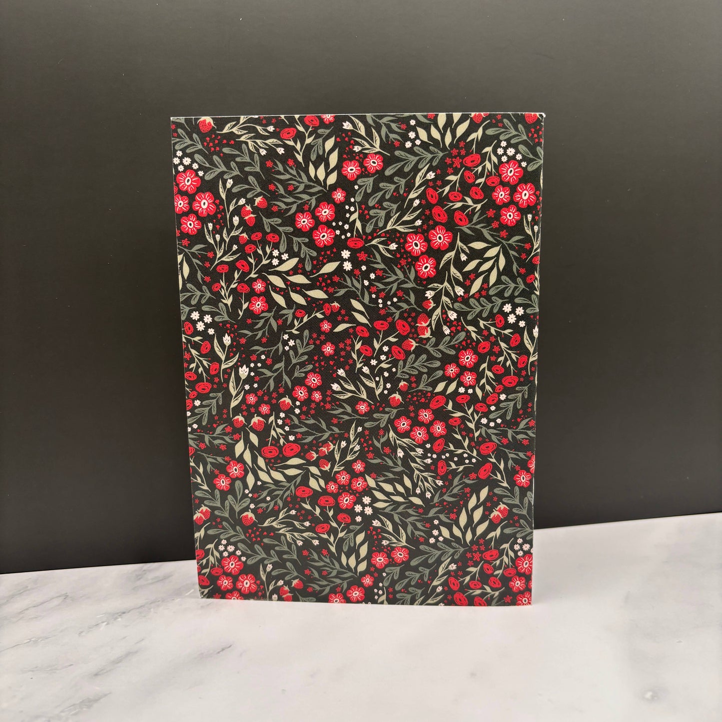 The Fabled Creative Co. Lined Notebook Strawberry Blooms
