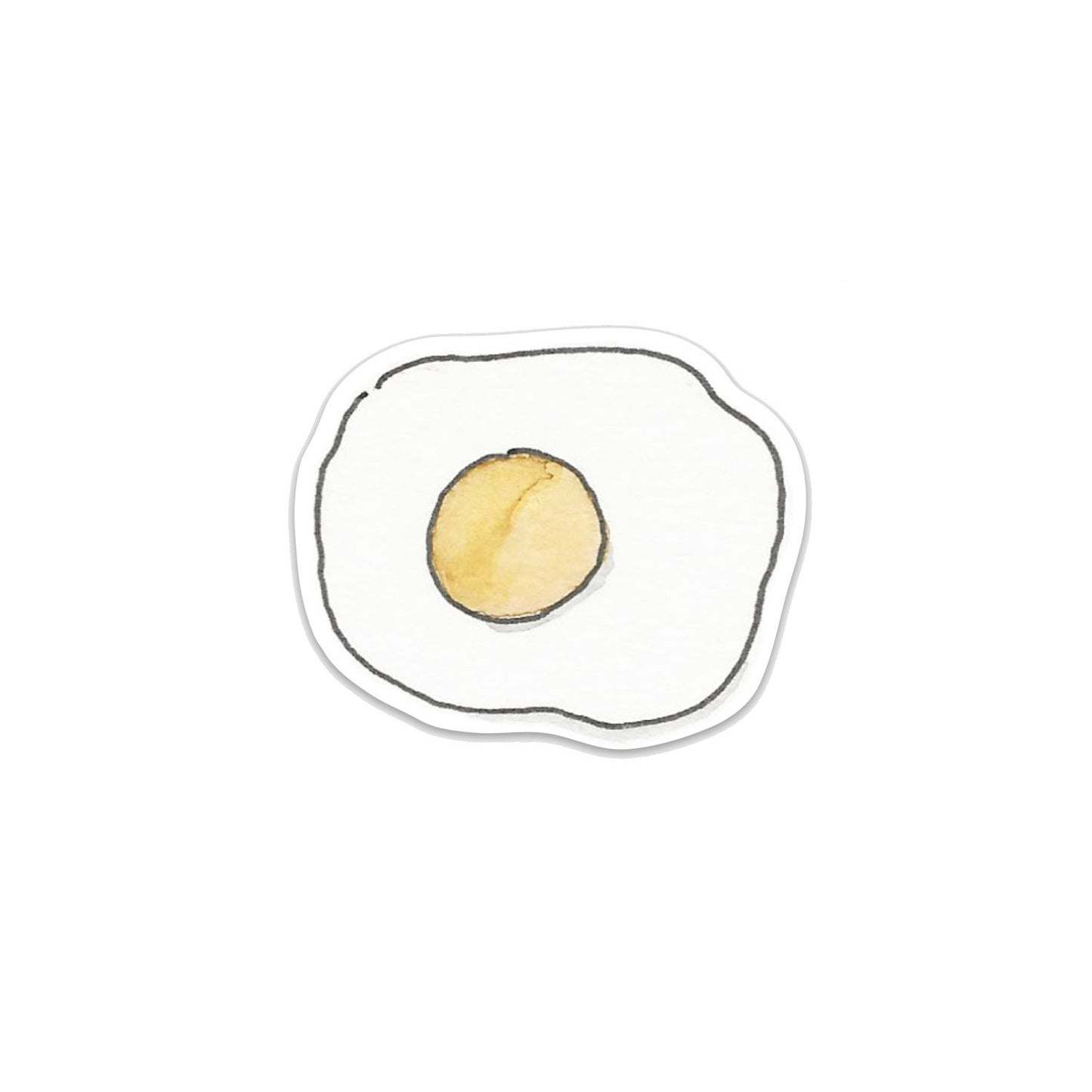 WatercolorATX Egg Sticker