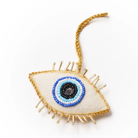 Matr Boomie Fair Trade Larissa Plush Evil Eye Felt Ornament
