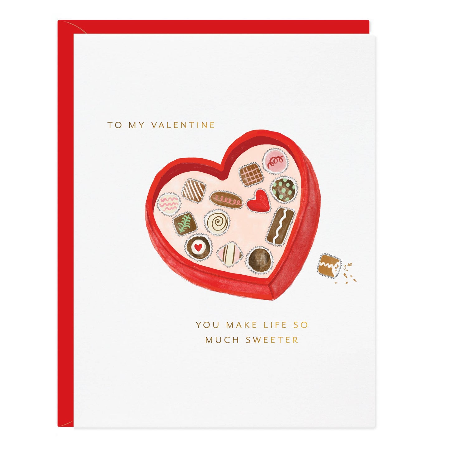 Ramona + Ruth Chocolate Valentine Card