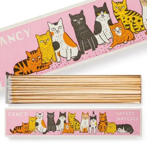 Archivist Gallery Long Matchbox : Fancy Cat