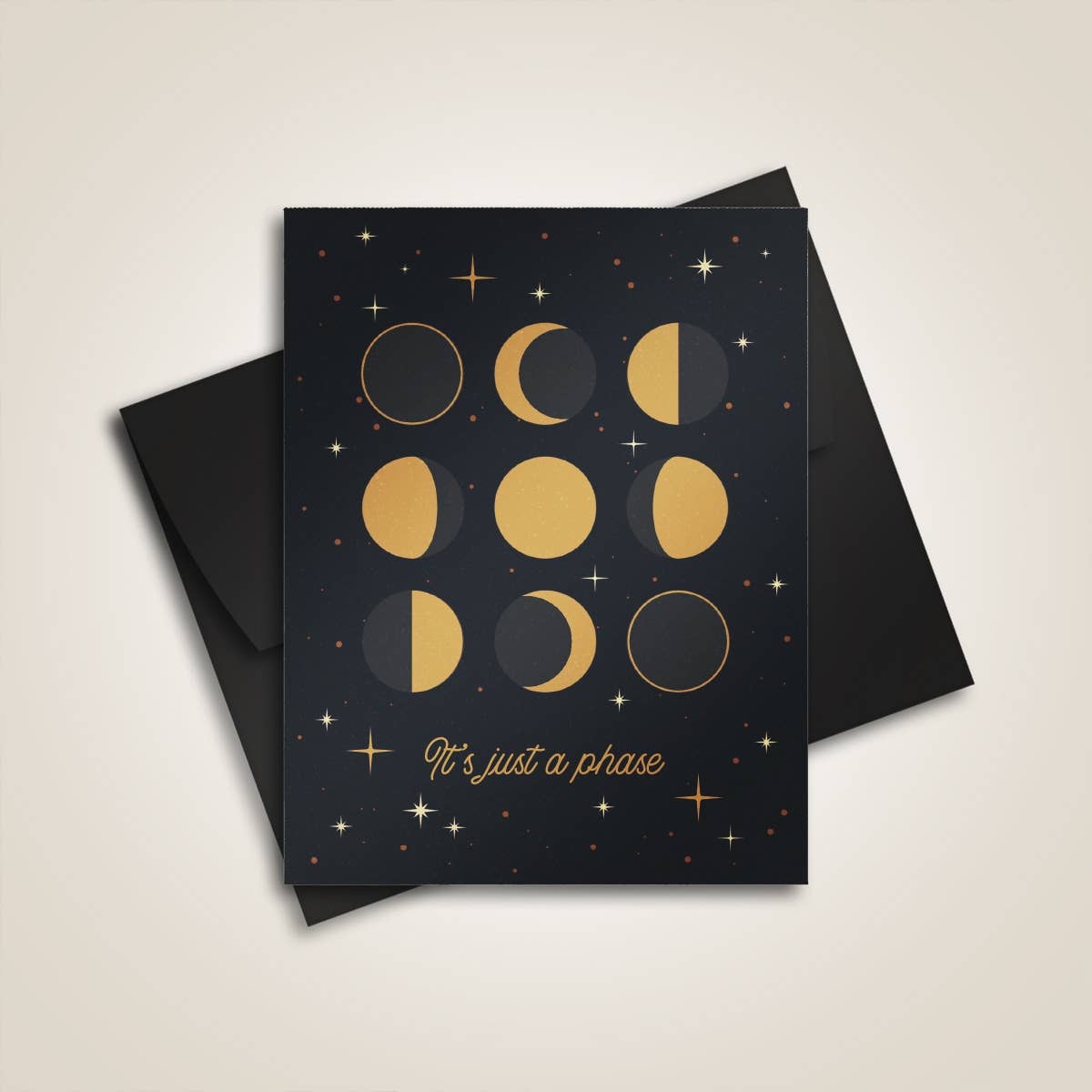 The Fabled Creative Co. It's Just a Phase Greeting Card