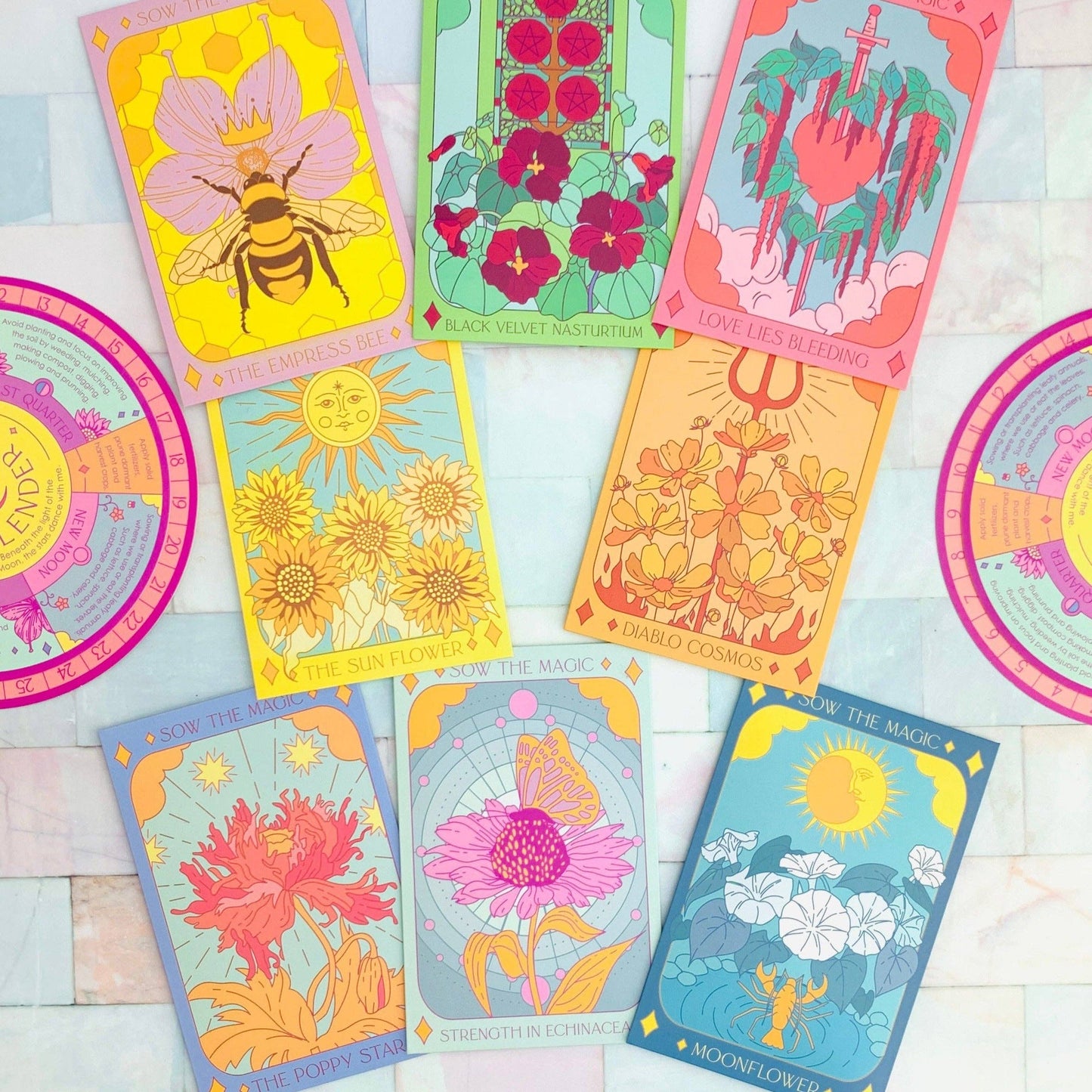 Sow the Magic The Poppy Star Tarot Seed Packet