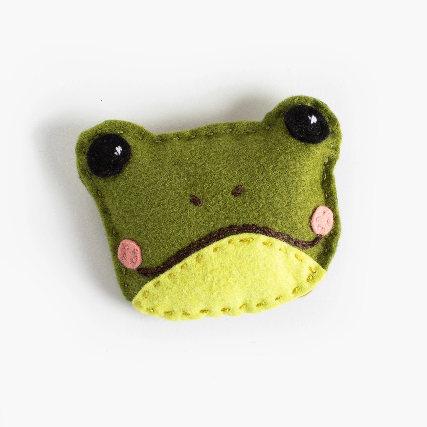Heron Hill Stitch Co Fran the Optimistic Frog - DIY Craft Kit