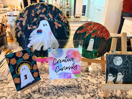 Ghosts in the Garden: An Acrylic Painting Workshop 10.18.26 3pm-5pm